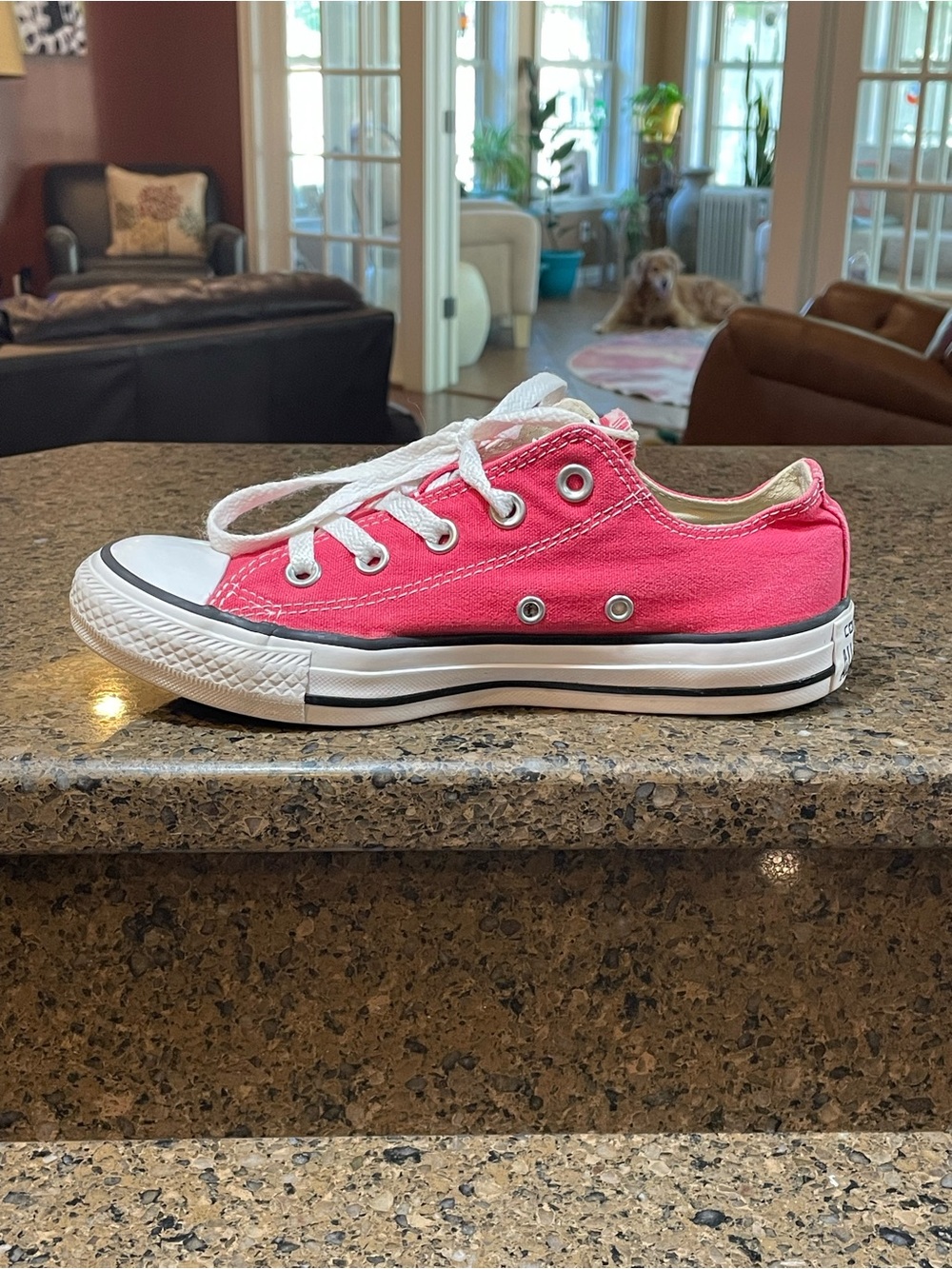 Converse Chuck Taylor All Star Low Top Ox Raspberry Jam Womens Size 6 Great Cond - Picture 7 of 9